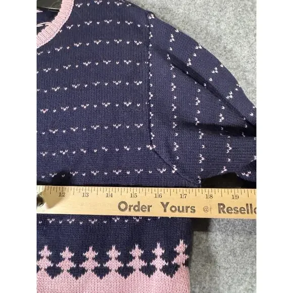 Petite Sophisticate Sweater Women‎ M Pink Cardigan Knitted Feminine Grandmacore - Picture 3 of 6